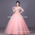 2017 Custom Made Pink Luxury Sequined Crystal Ruffles Ball Gown Quinceanera Dress Formal Party Dress